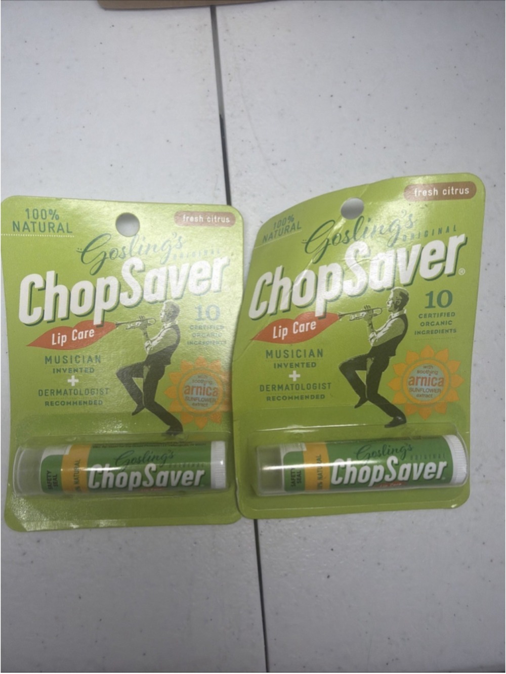 Goslings Original ChopSaver Lip Balm for Musicians (Pack Of 2)
